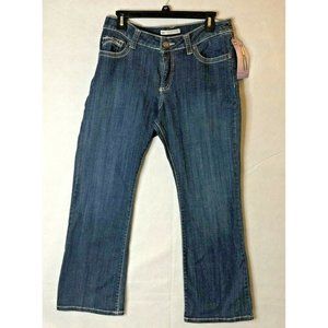 Lee Slender Secret Lower on The Waist Jeans Women's Size 12 Petite Blue 5-Pocket